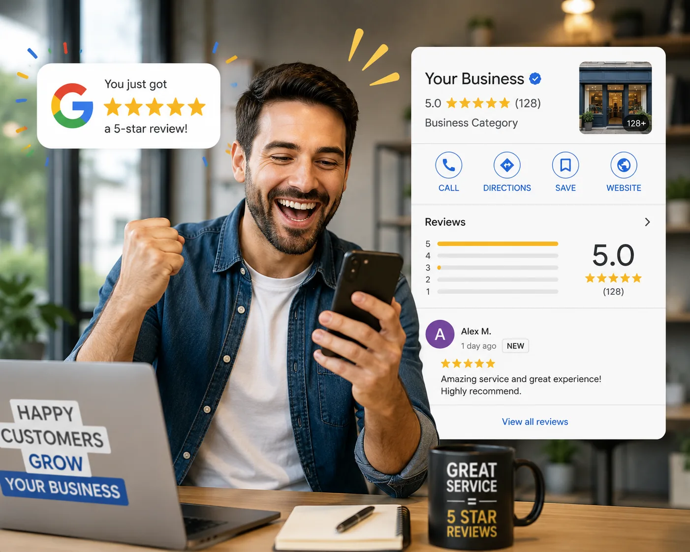 attract more customers for google reviews