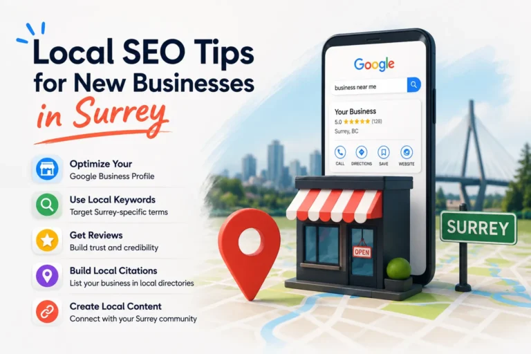 Local SEO Tips for New Businesses in Surrey | Complete Local SEO Guide