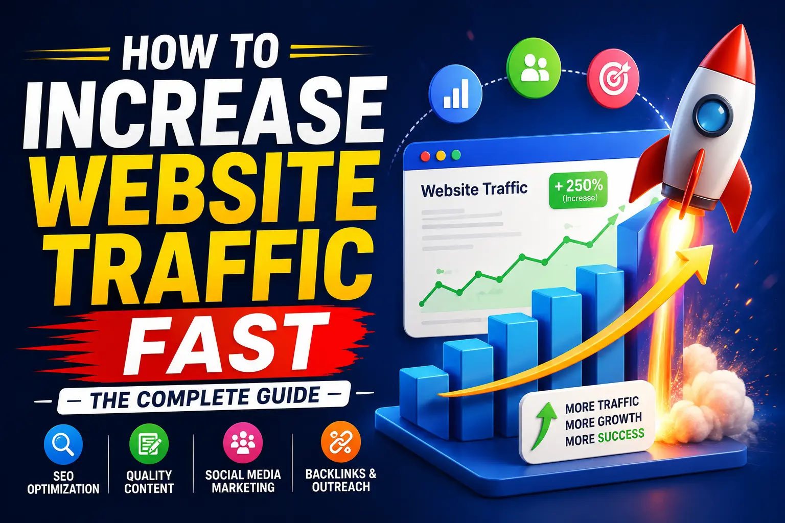 how to increase website traffic fast