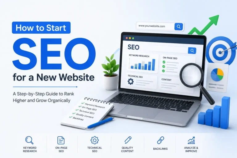 how to start seo for a new website