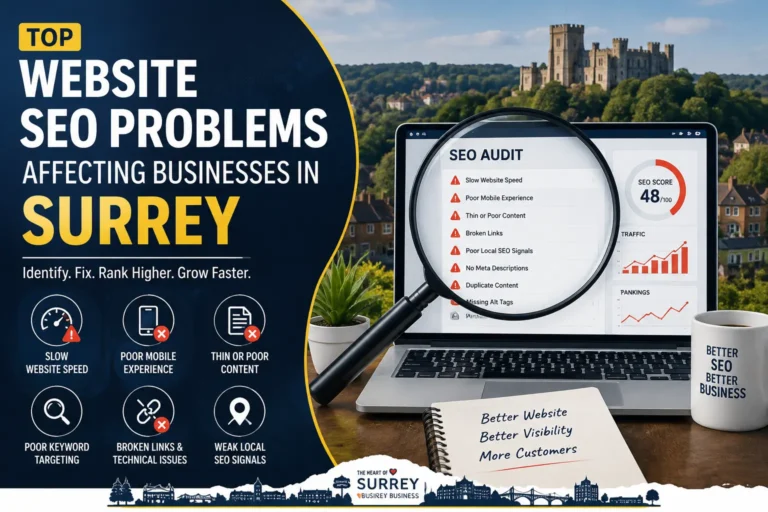 Website SEO Problems Affecting Businesses in Surrey