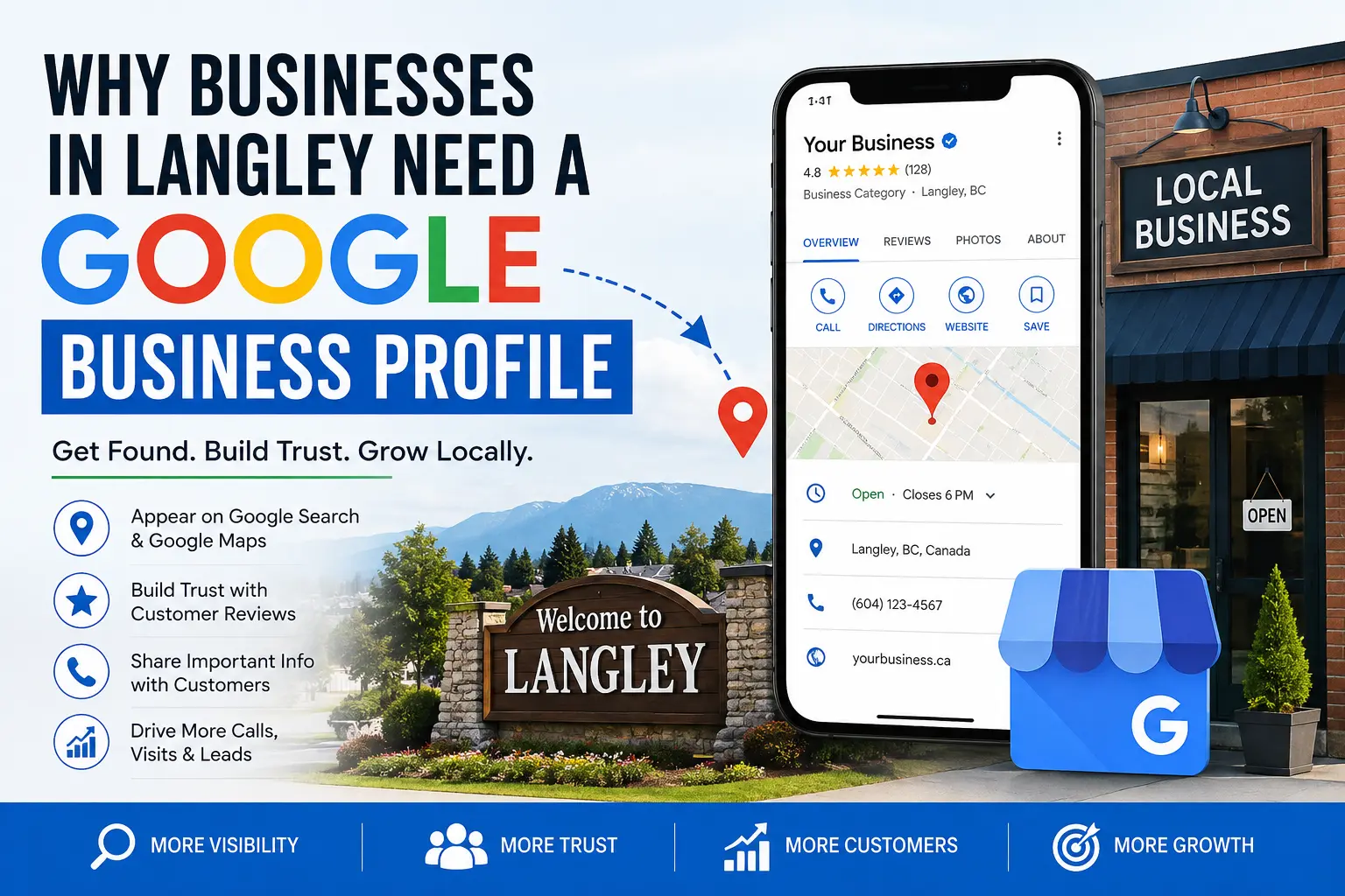 Google Business Profile, Local SEO, Langley SEO, Google Maps, Local Marketing, Small Business SEO, GBP Optimization, Langley Businesses