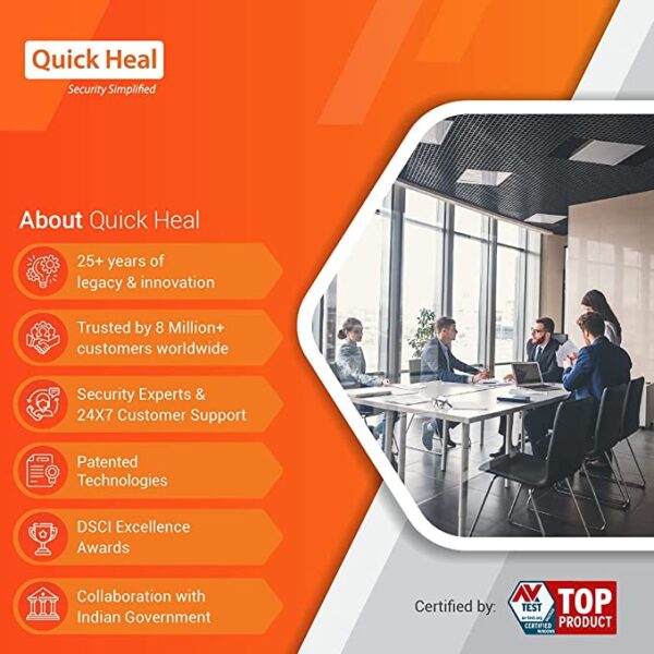 Quick Heal Internet Security Premium - 1 Users, 1 Years (DVD) - Image 5